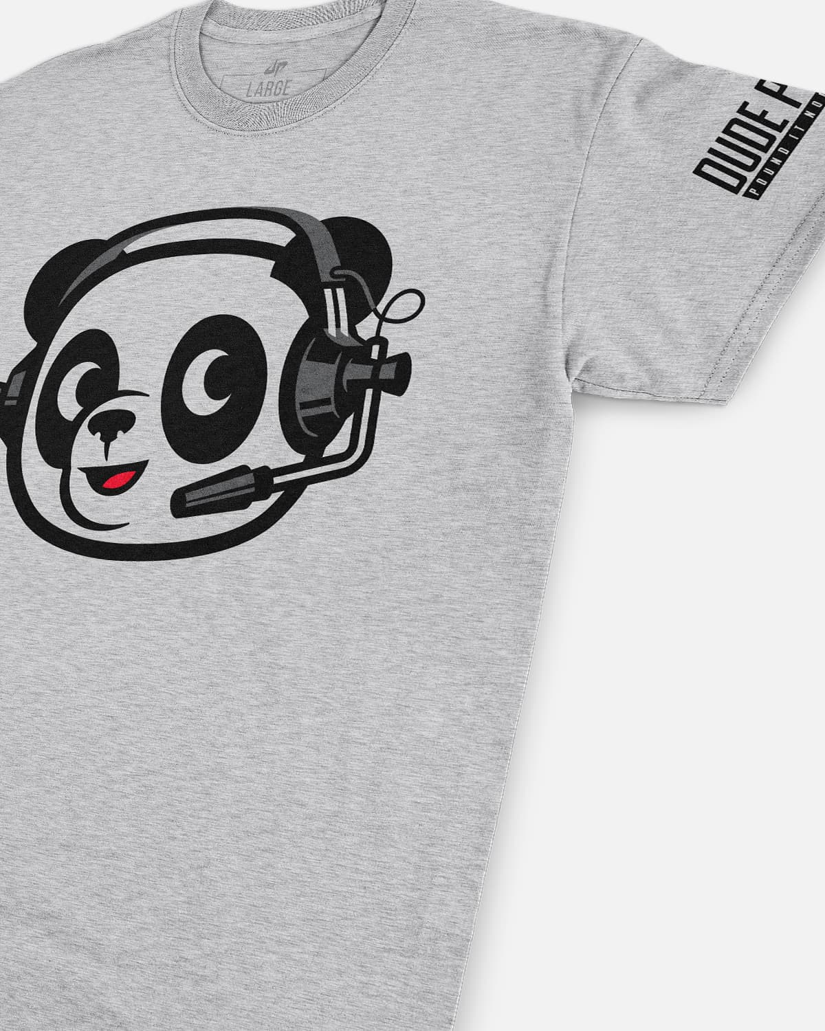 John Panda Headset Tee (Grey)