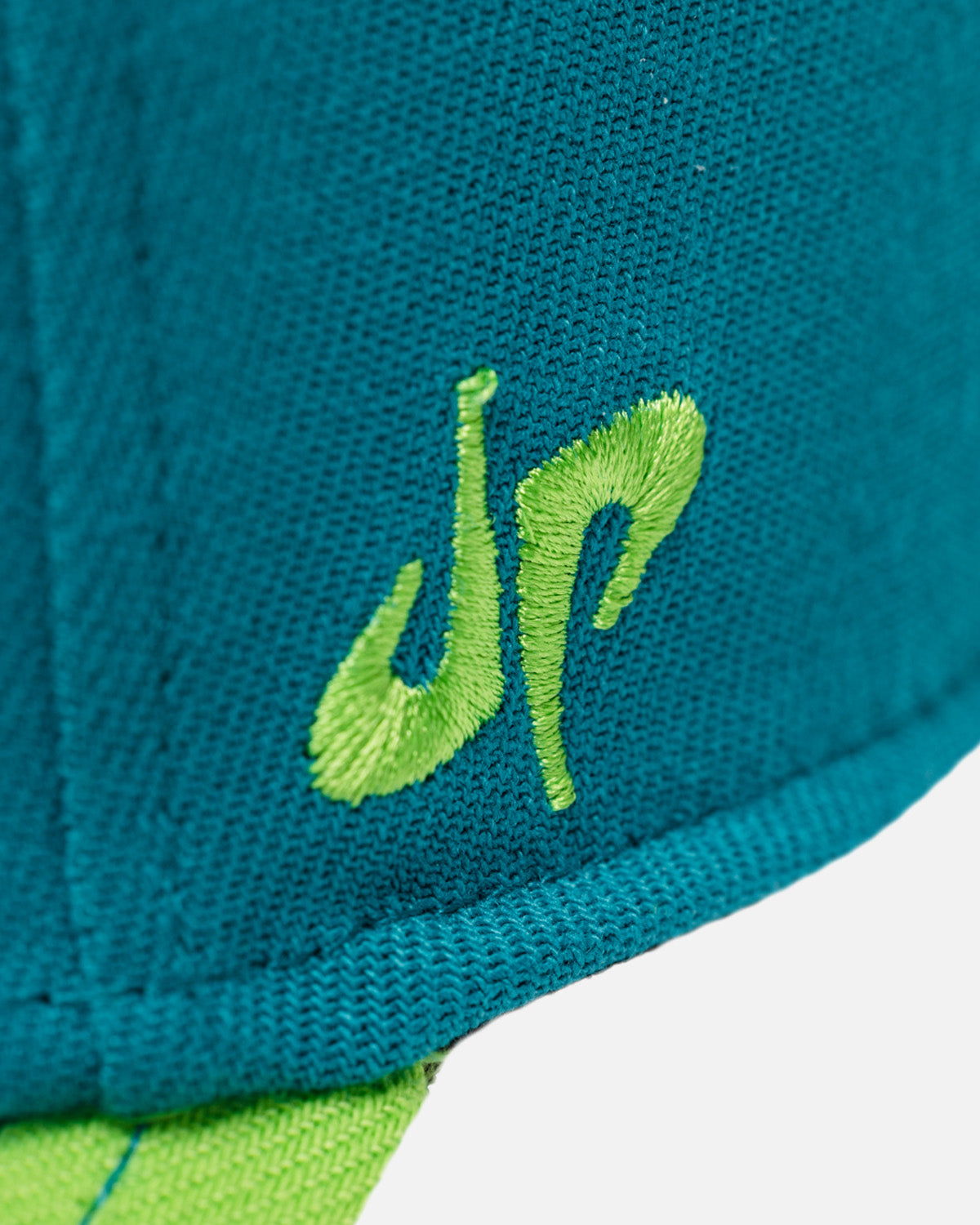 Repeater Stretch Fit Hat (Teal/Lime)