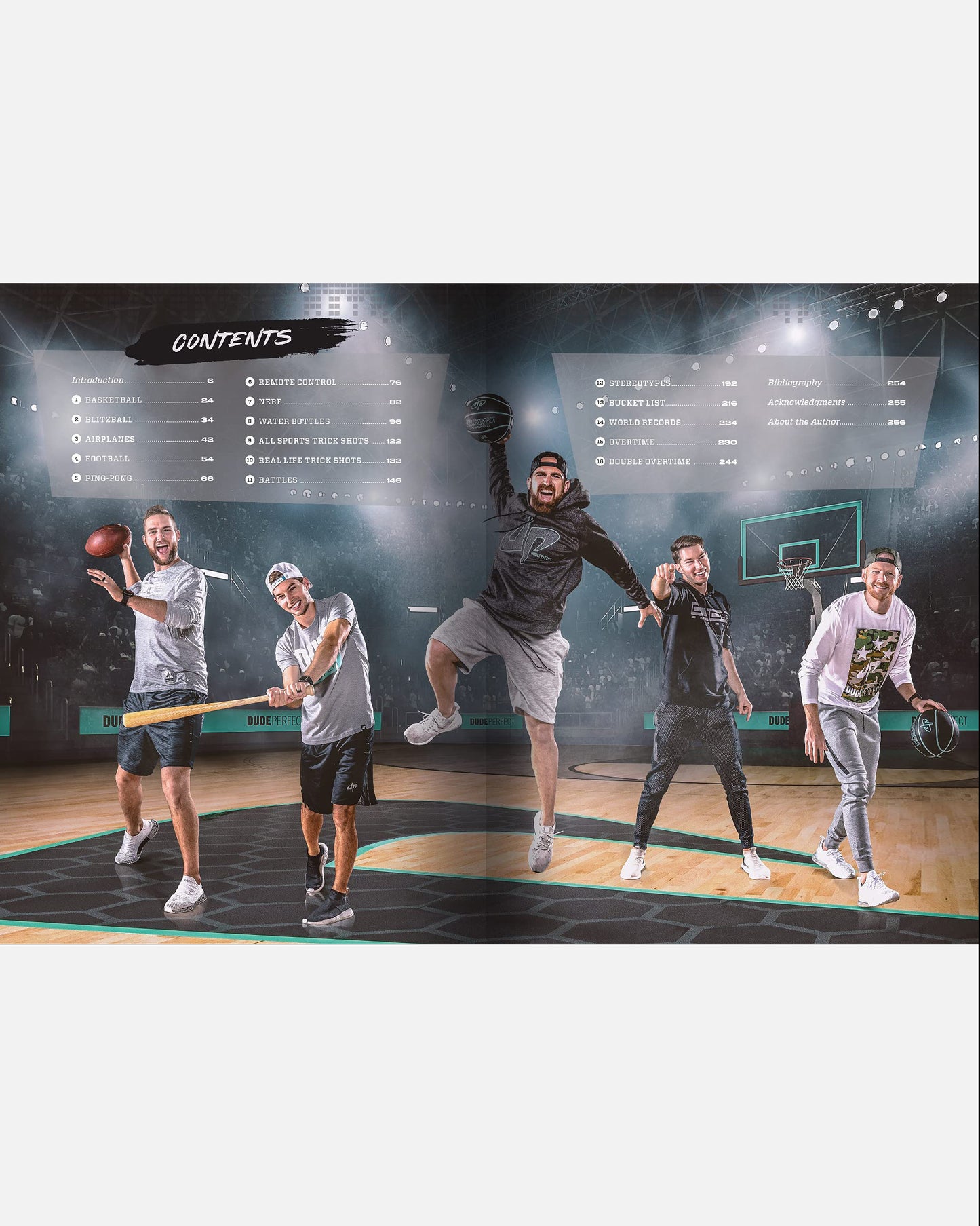 AUTOGRAPHED - Dude Perfect '101 Tricks, Tips, and Cool Stuff' Book