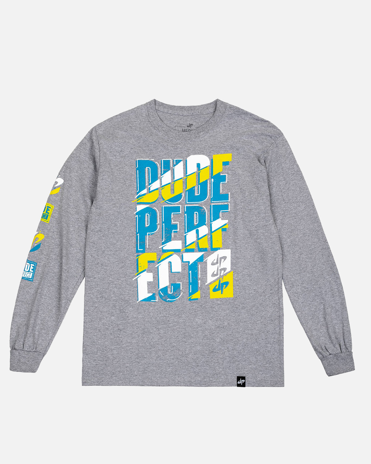 Face-Off Long Sleeve Tee (Heather Grey)