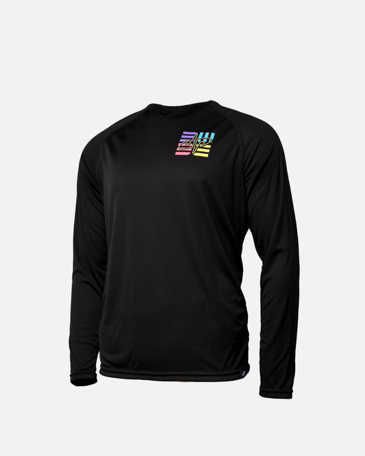 Neon Champ Lightweight Performance Hoodie (Black)