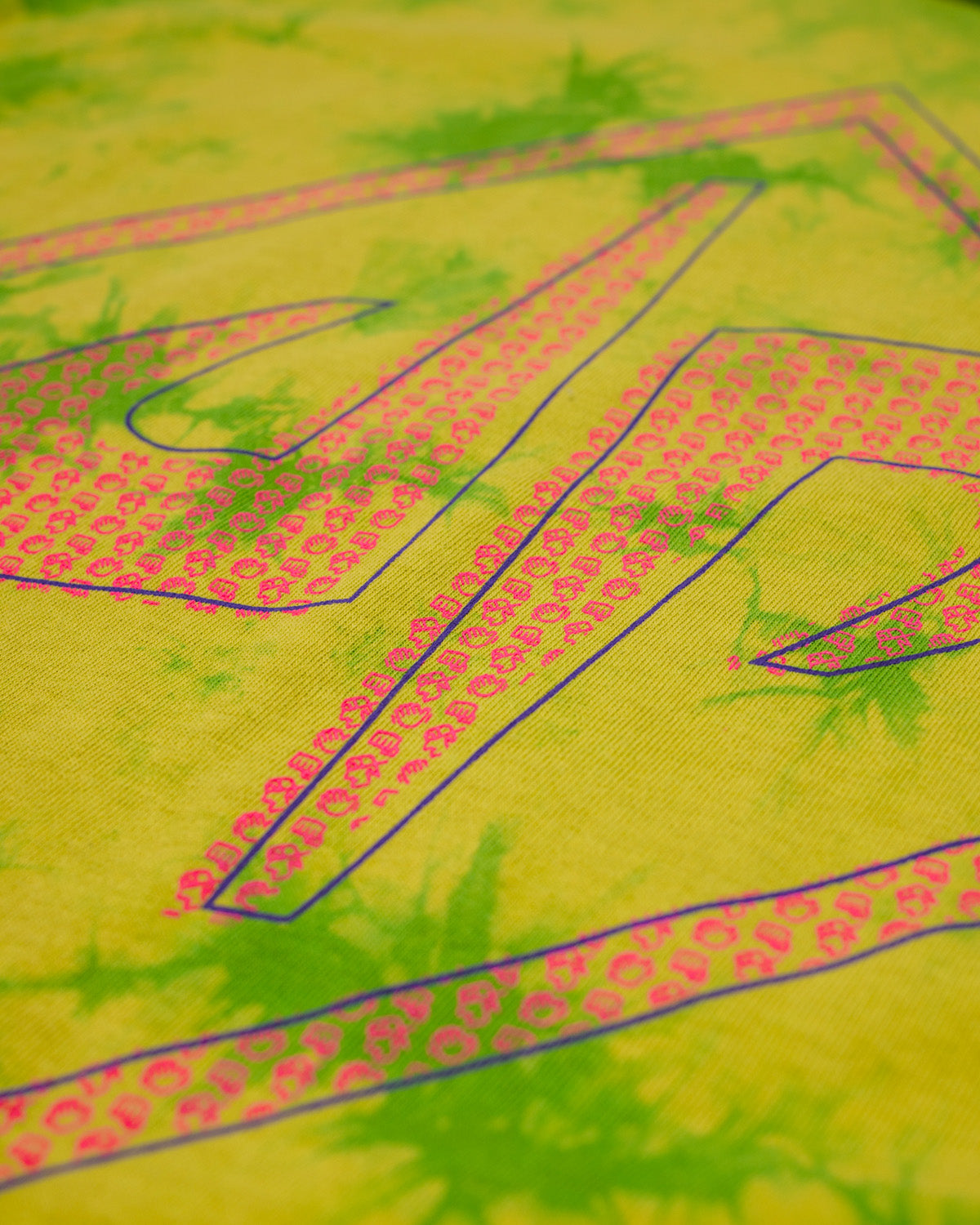 Pound It 2.0 Tie Dye Tee (Yellow/Green)