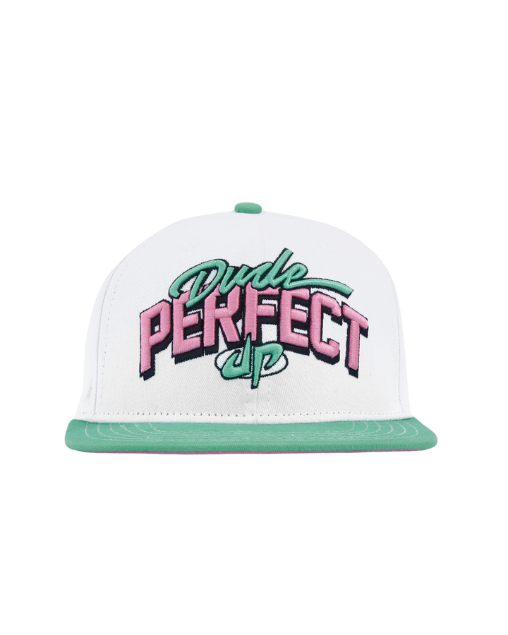 Retro Dude Script Snapback Hat