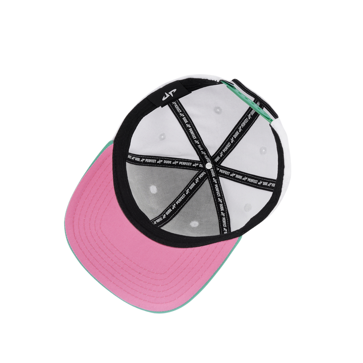 Retro Dude Script Snapback Hat