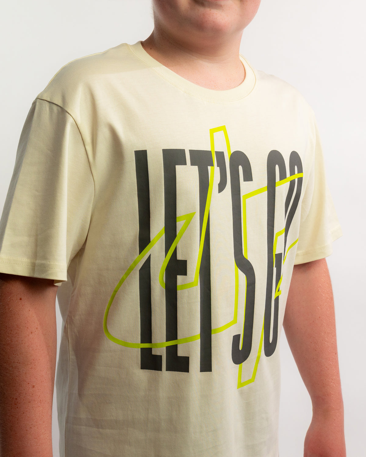 Let's Go DP T-Shirt - Youth - Off-White