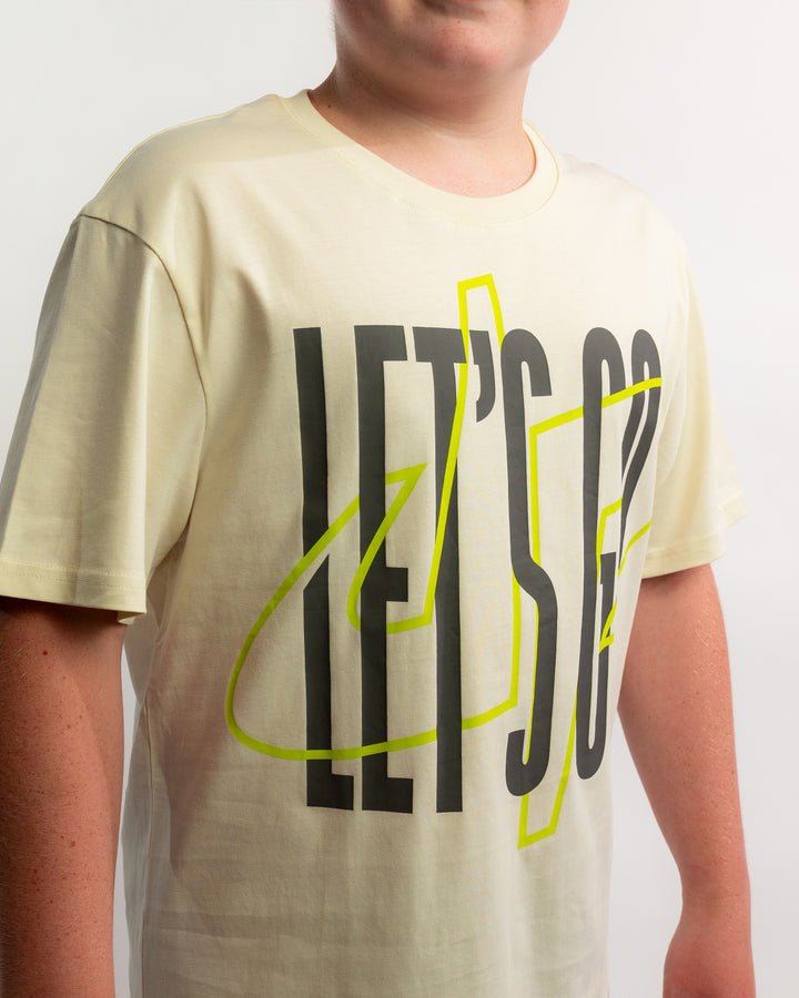 Let's Go DP T-Shirt - Youth - Off-White