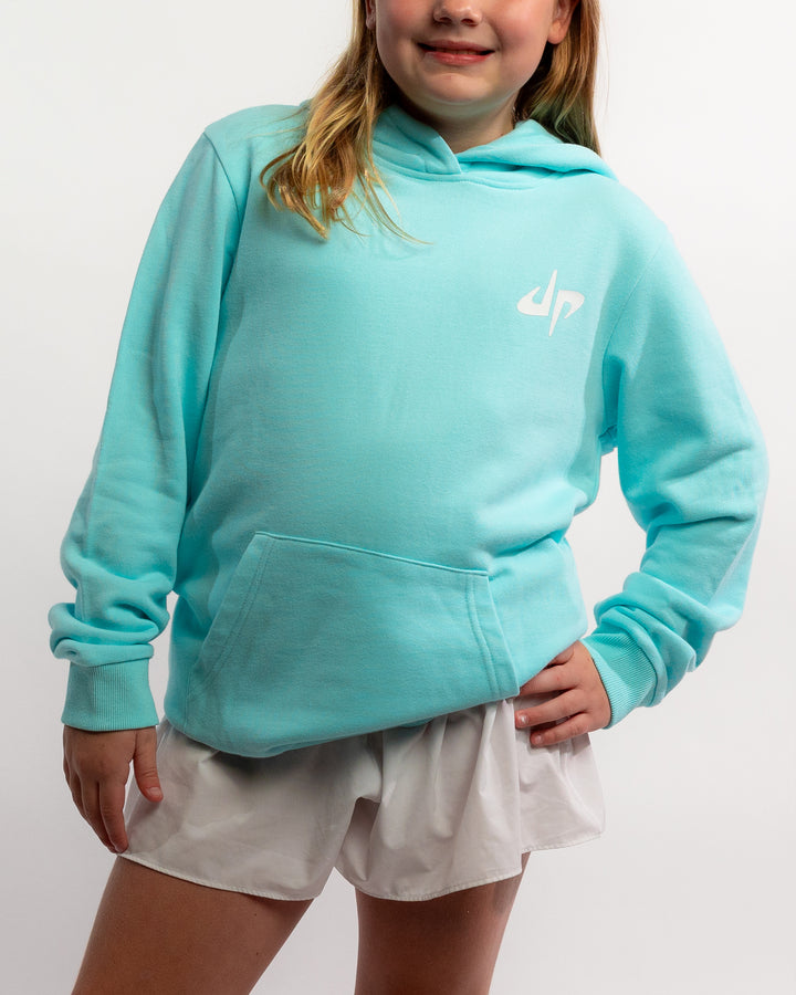 Pound It Noggin Drippy Panda Hoodie - Ice Blue
