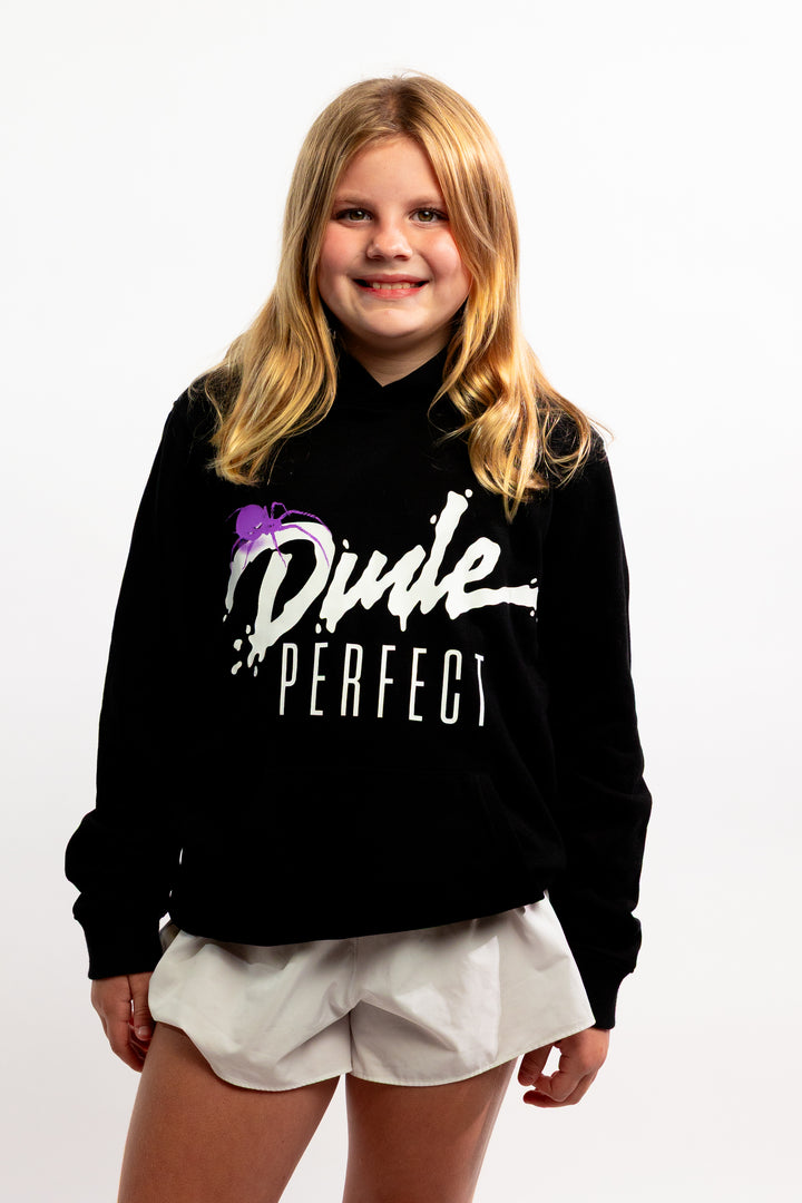 Glow-in-the-Dark Spooky Spider Hoodie - Youth