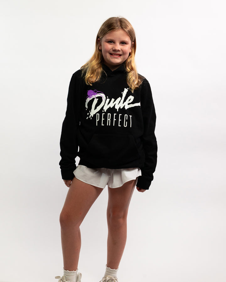 Glow-in-the-Dark Spooky Spider Hoodie - Youth
