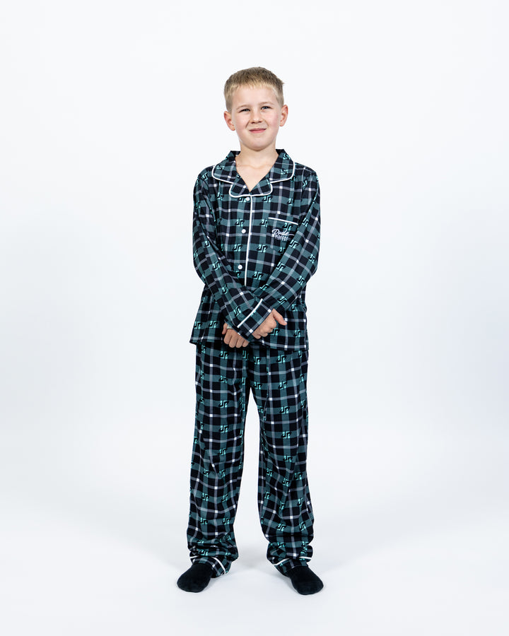 DP Plaid Pajama Set - YOUTH