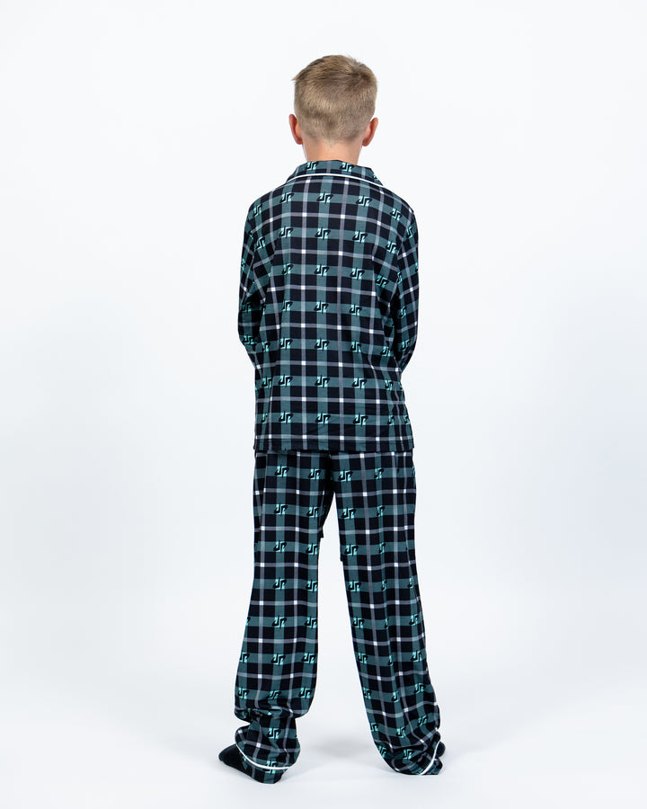 DP Plaid Pajama Set - YOUTH