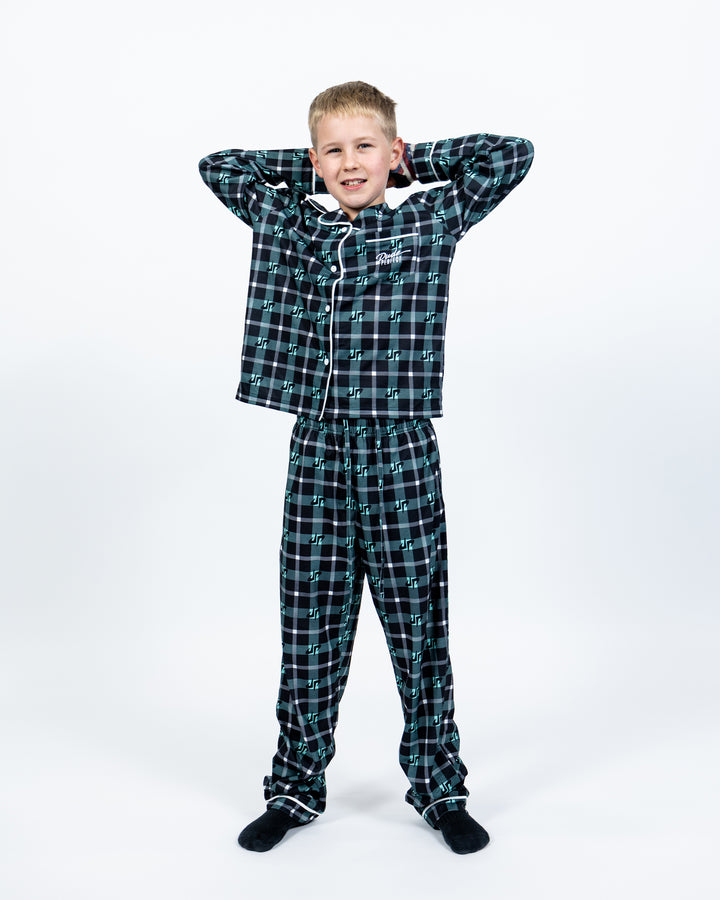 DP Plaid Pajama Set - YOUTH