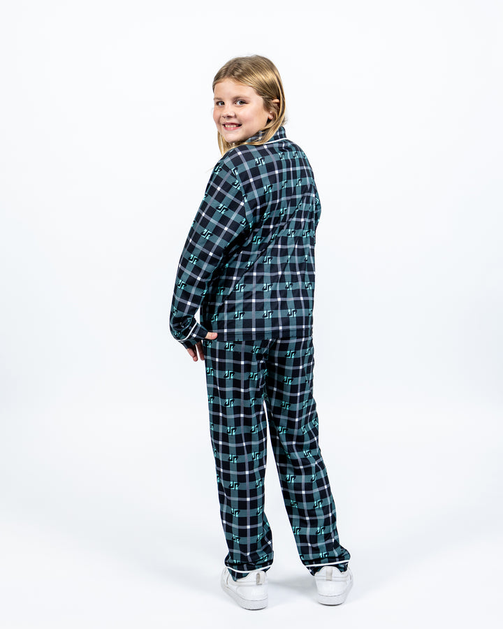 DP Plaid Pajama Set - YOUTH