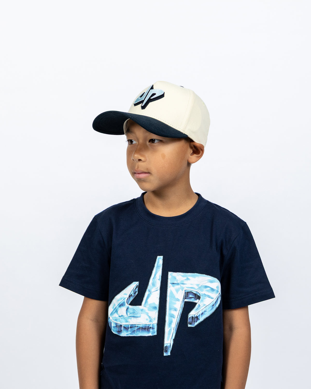 DP Dimensional Hat Cream & Navy
