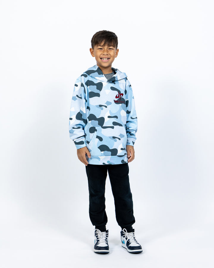 DP Blue Camo Hoodie - Youth