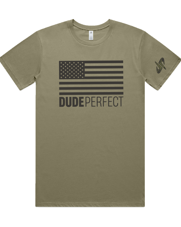 Dude Perfect Tonal Flag Tee