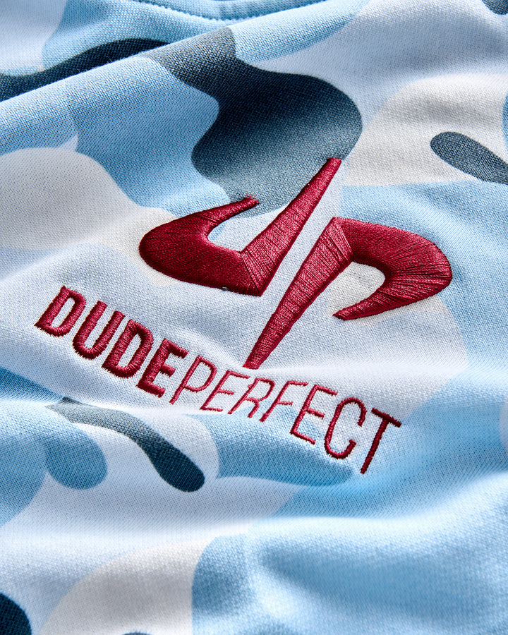 DP Blue Camo Hoodie - Youth