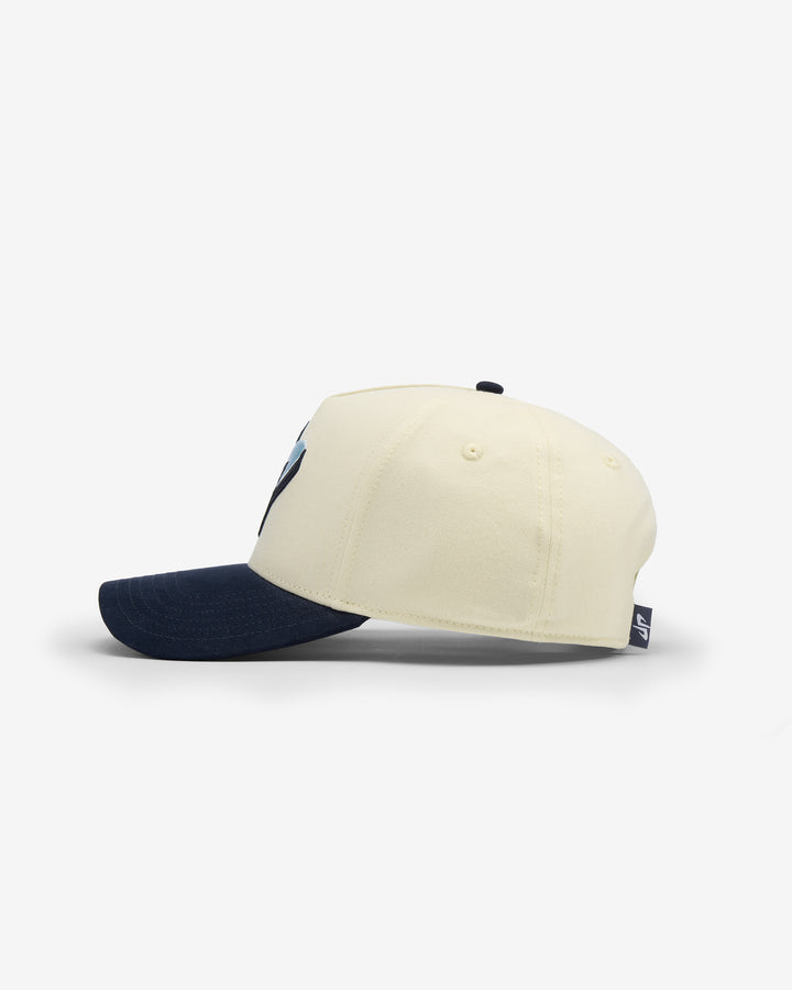 DP Dimensional Hat Cream & Navy