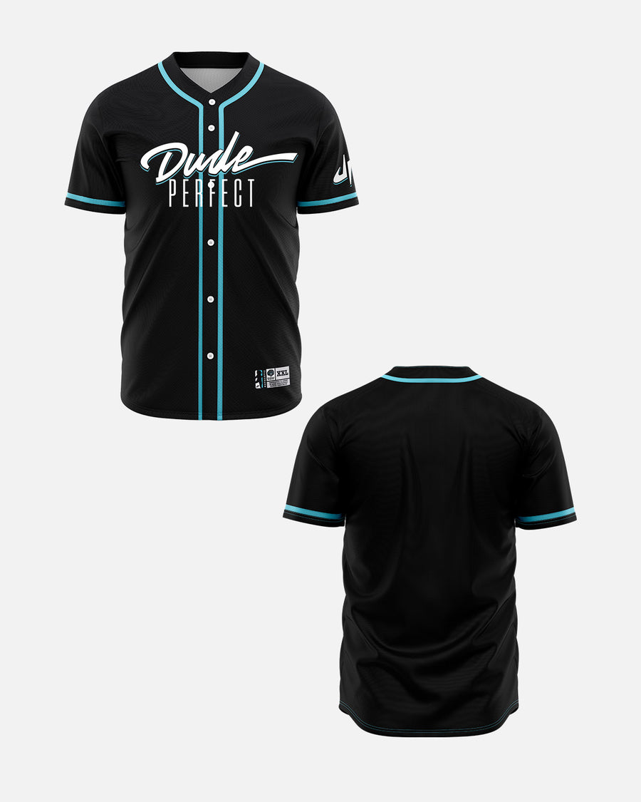 Customizable Baseball Jersey (Black)