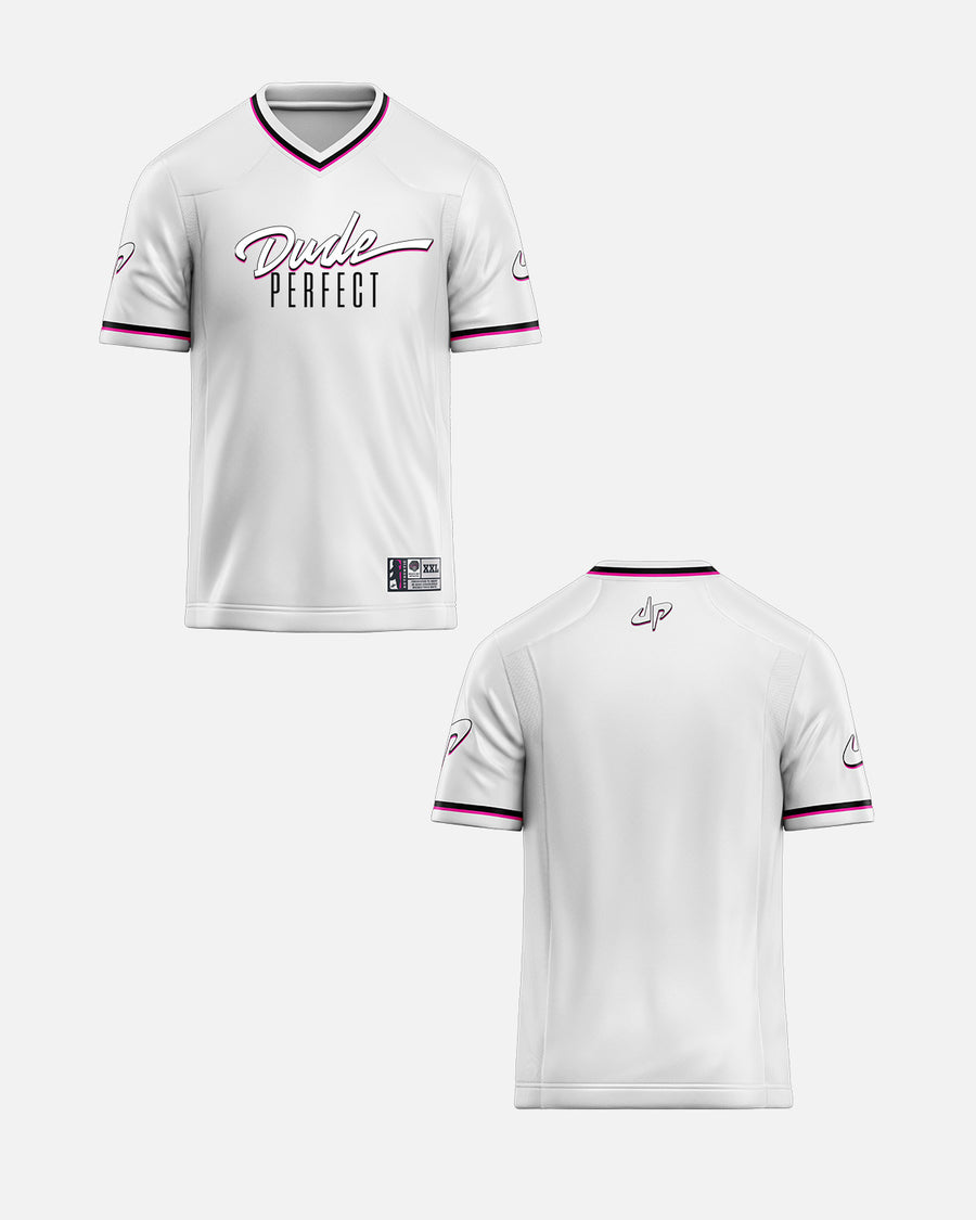 Customizable Football Jersey (White)