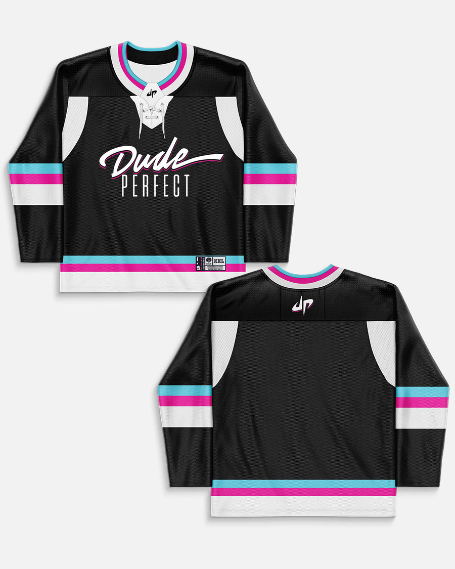 Customizable Hockey Jersey (Black)