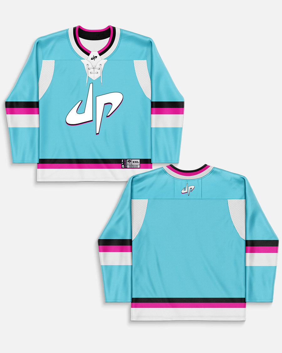 Customizable Hockey Jersey (Blue)