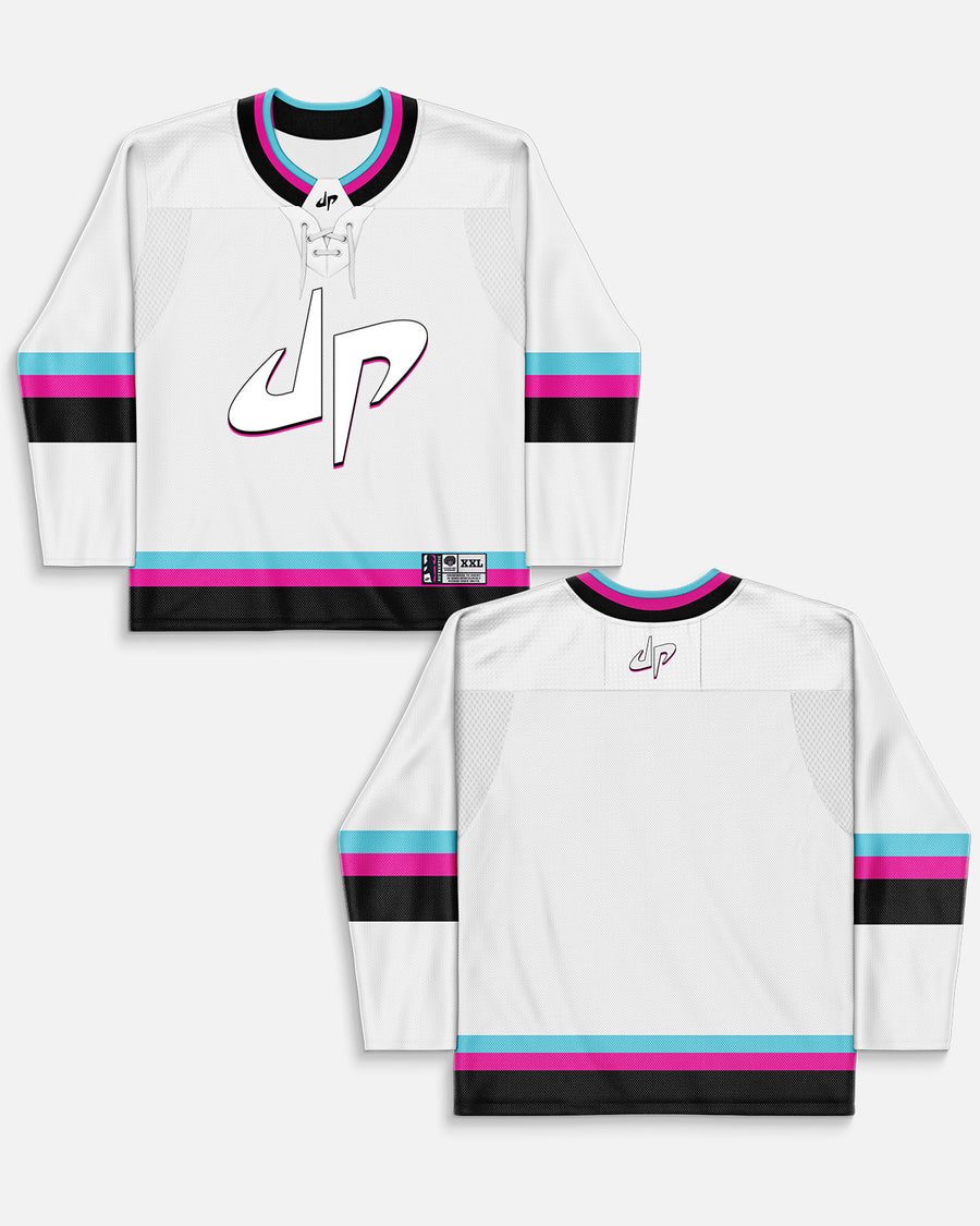 Customizable Hockey Jersey (White)