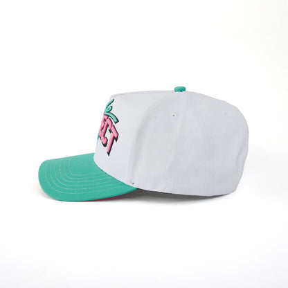 Retro Dude Script Snapback Hat