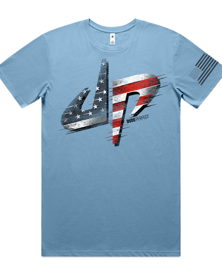 Dude Perfect Patriotic DP Logo Tee