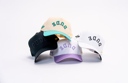 The DUDE Hat - White/Black