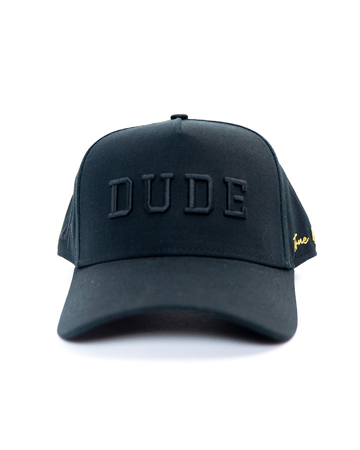 True Brvnd Adult Hat - The DUDE Hat - Black Out