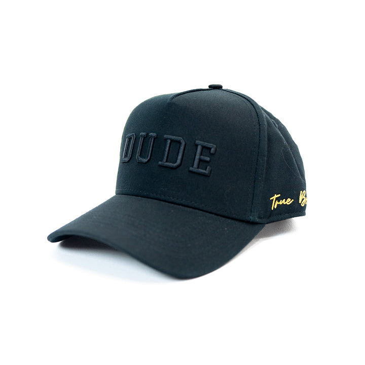 True Brvnd Adult Hat - The DUDE Hat - Black Out