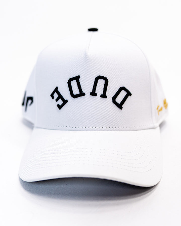 The DUDE Hat - White/Black