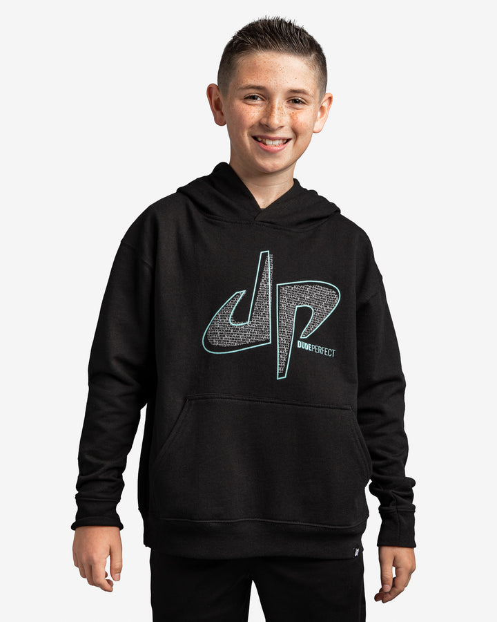 Pound It Reflective Youth Hoodie (Black)