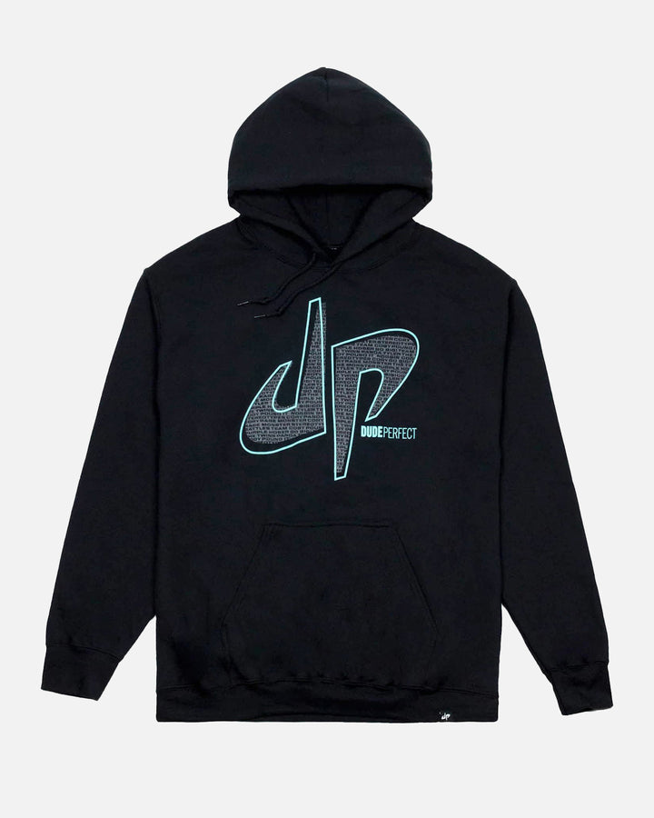 Pound It Reflective Adult Hoodie (Black)