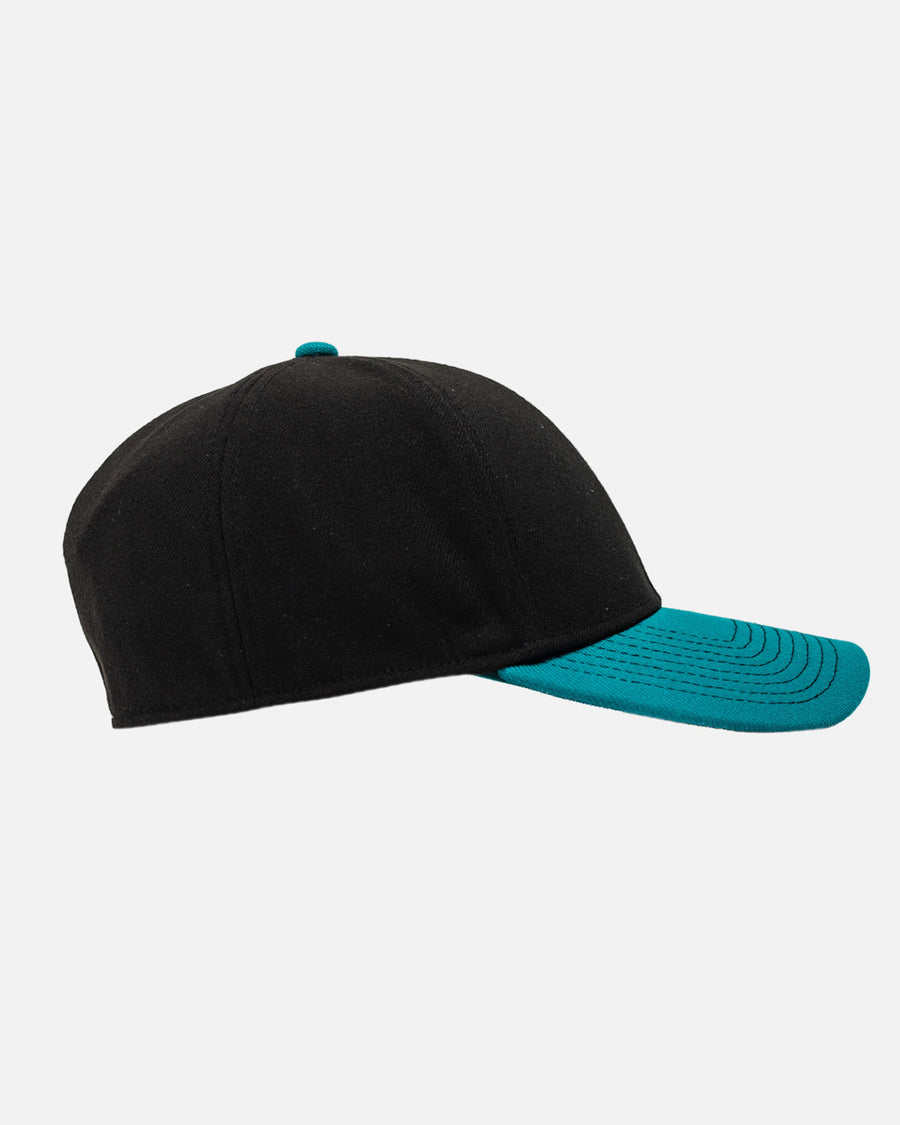 Repeater Stretch Fit Hat (Black/Mint)
