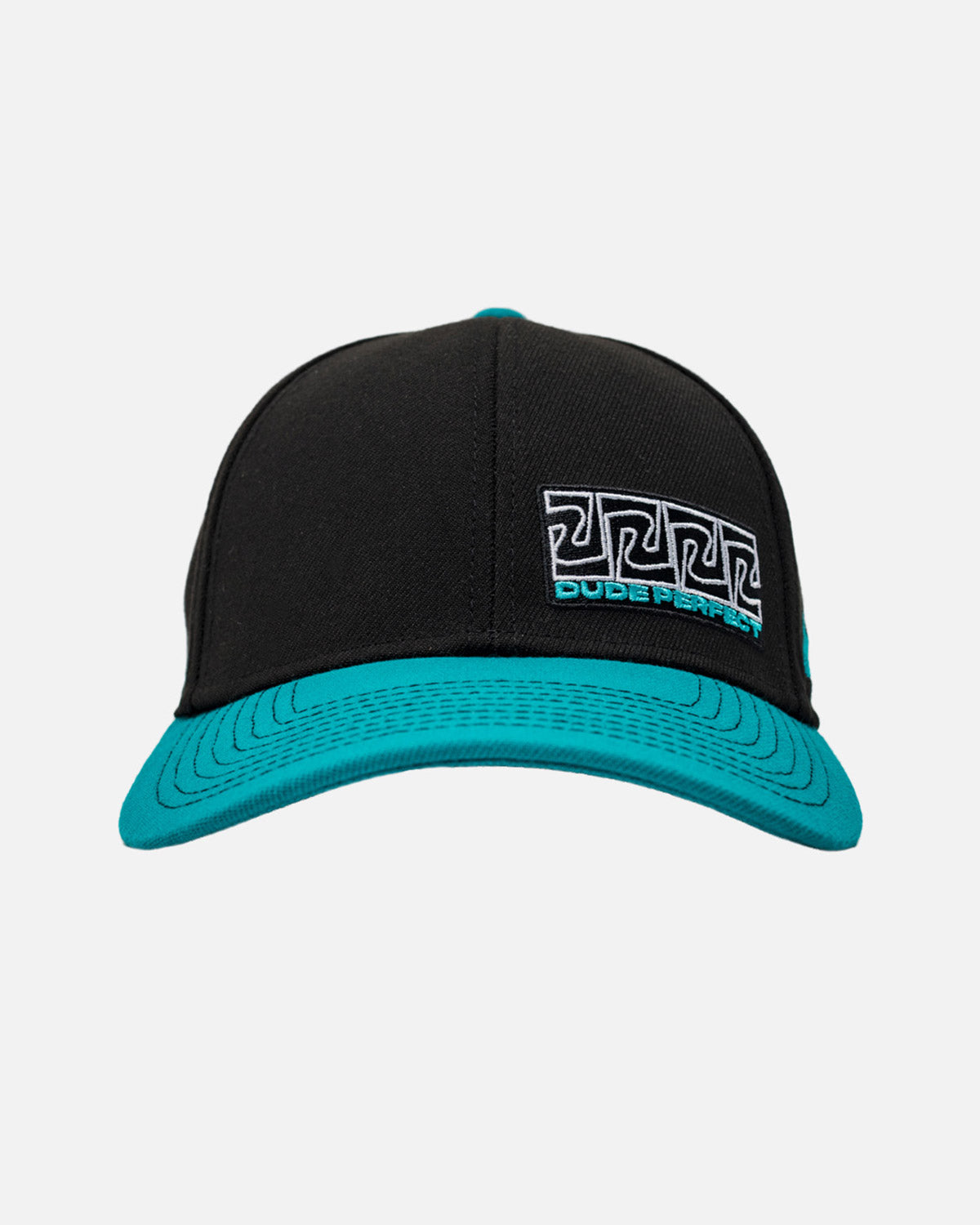 Repeater Stretch Fit Hat (Black/Mint)