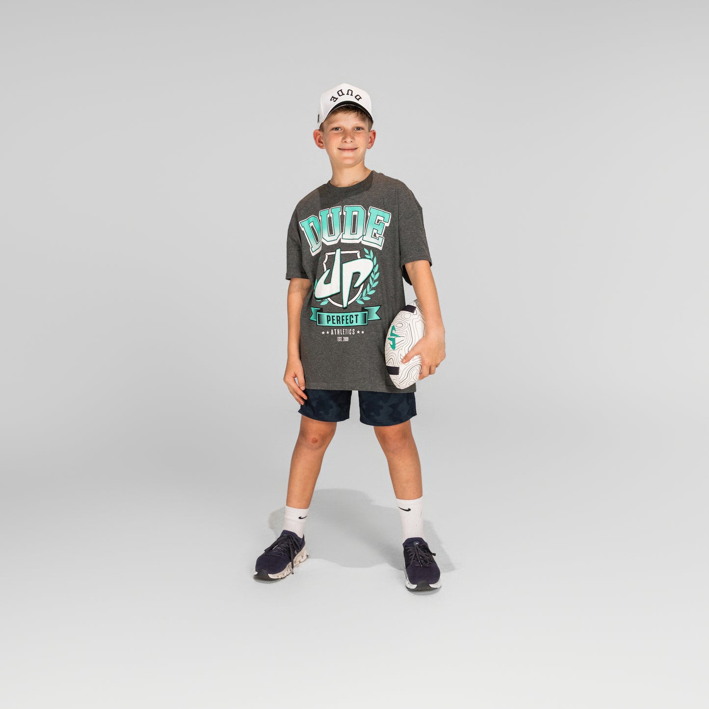 Dude Crest Youth Oversized T-Shirt