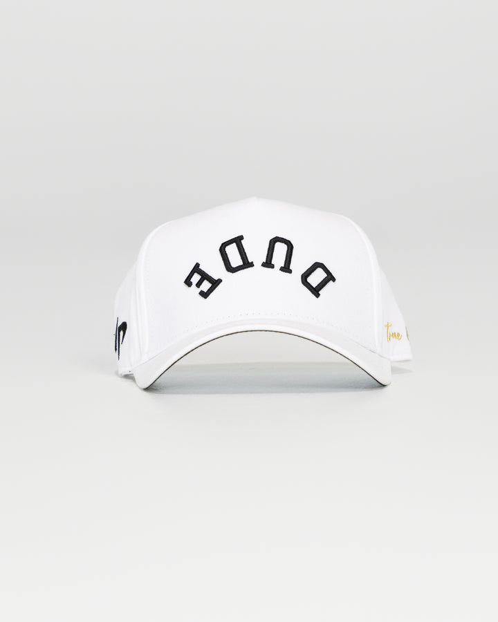 The DUDE Youth Hat - White/Black