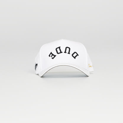 The DUDE Youth Hat - White/Black