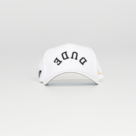 The DUDE Youth Hat - White/Black
