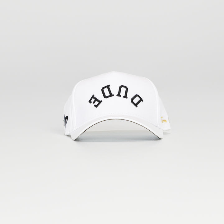 The DUDE Youth Hat - White/Black