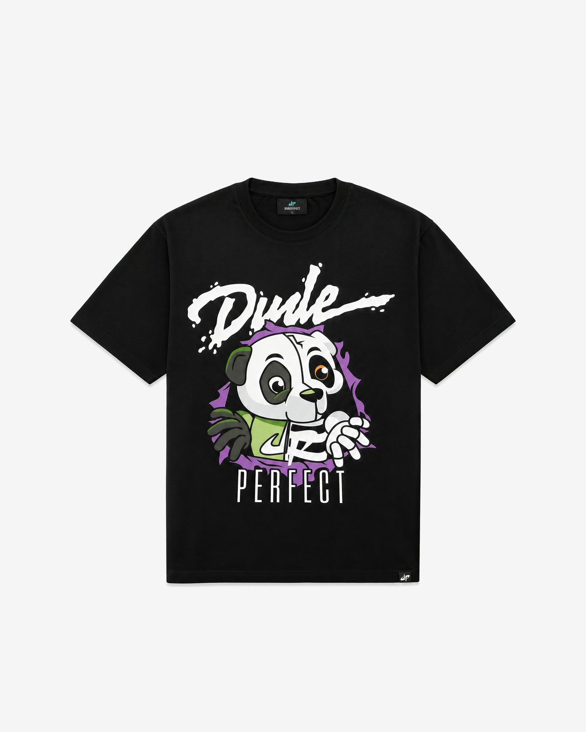 Glow-in-the-Dark Skeleton Panda Tee - Youth