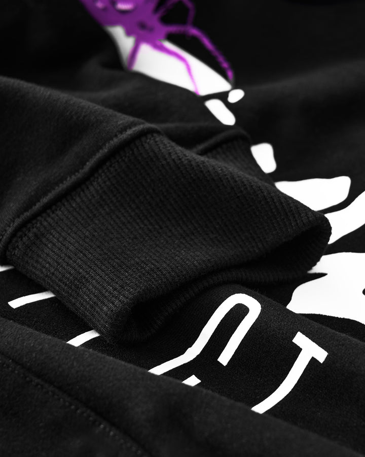 Glow-in-the-Dark Spooky Spider Hoodie - Adult