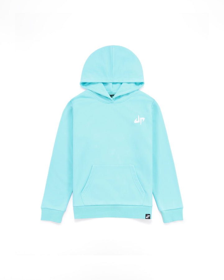 Pound It Noggin Drippy Panda Hoodie - Ice Blue