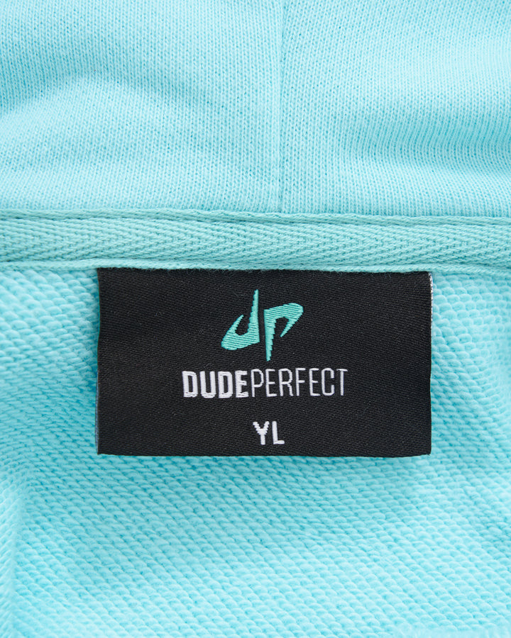 Pound It Noggin Drippy Panda Hoodie - Ice Blue