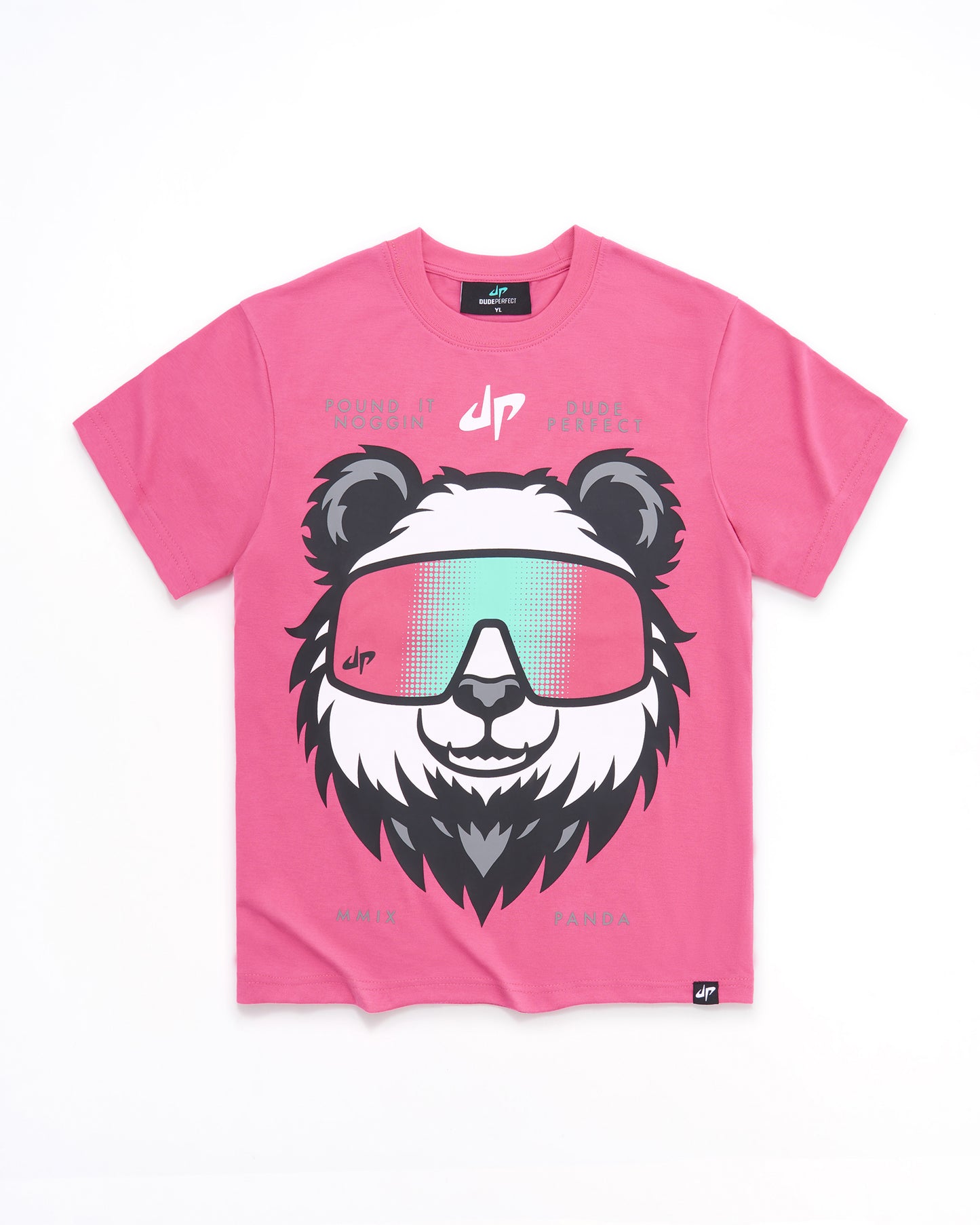 Drippy Panda T-Shirt - Youth - Pink
