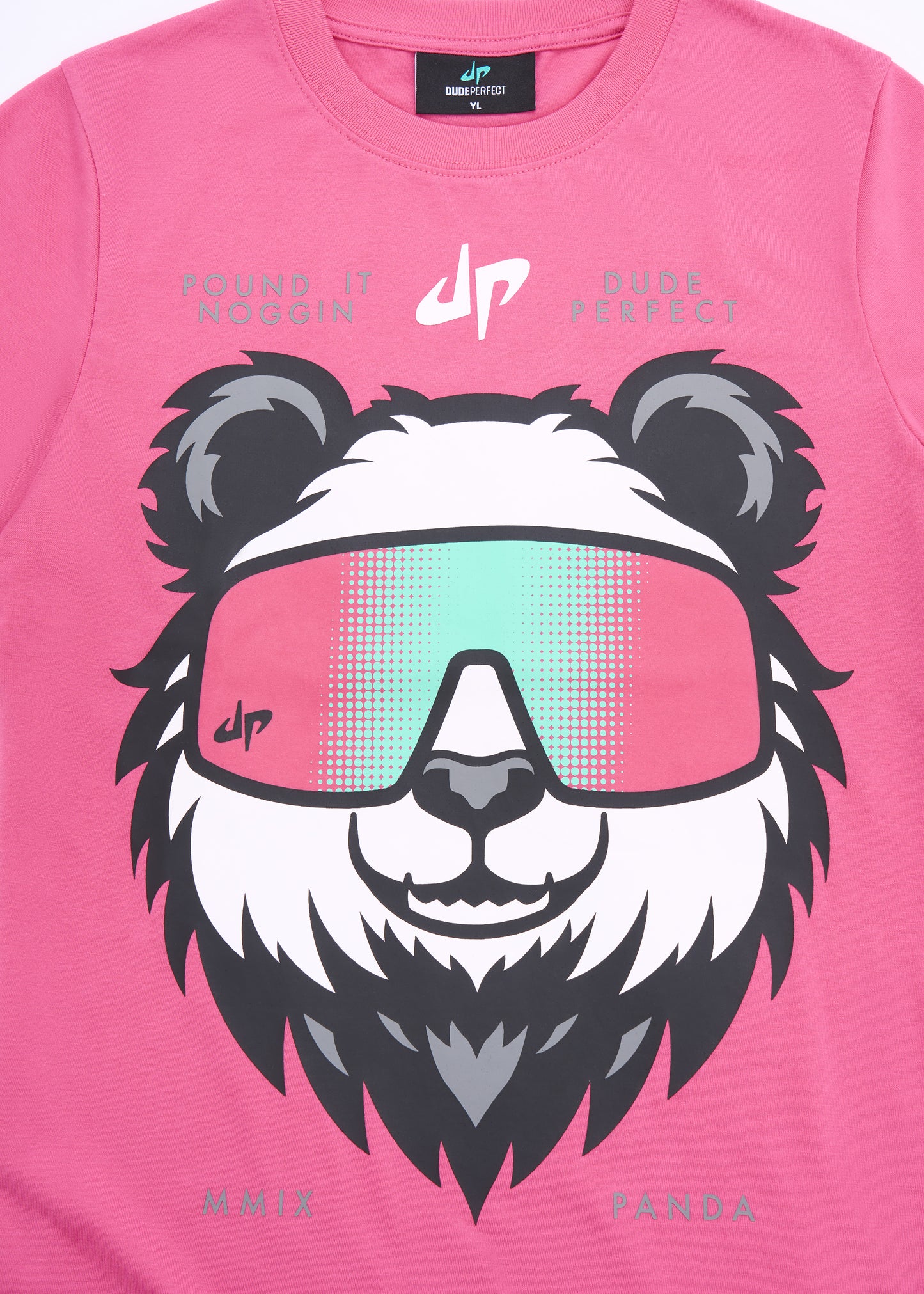 Drippy Panda T-Shirt - Youth - Pink