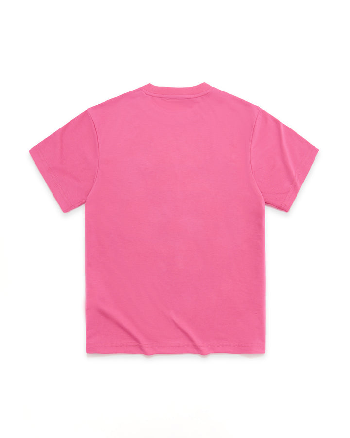 Pound It Noggin Drippy Panda T-Shirt - Youth - Pink