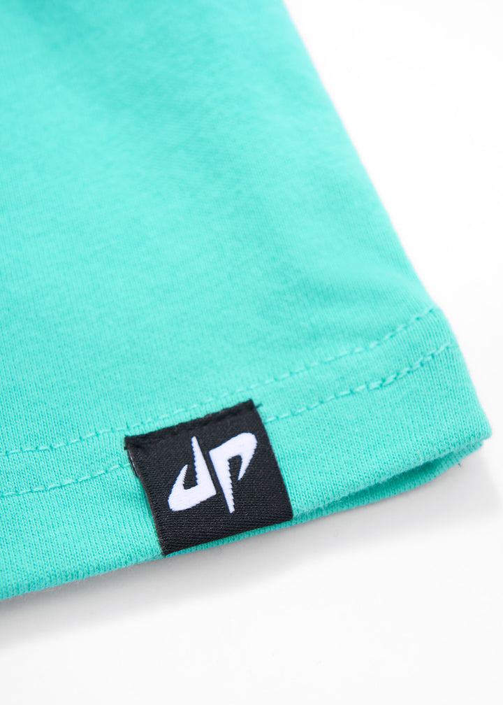Pound It Noggin Drippy Panda T-Shirt - Youth - Teal